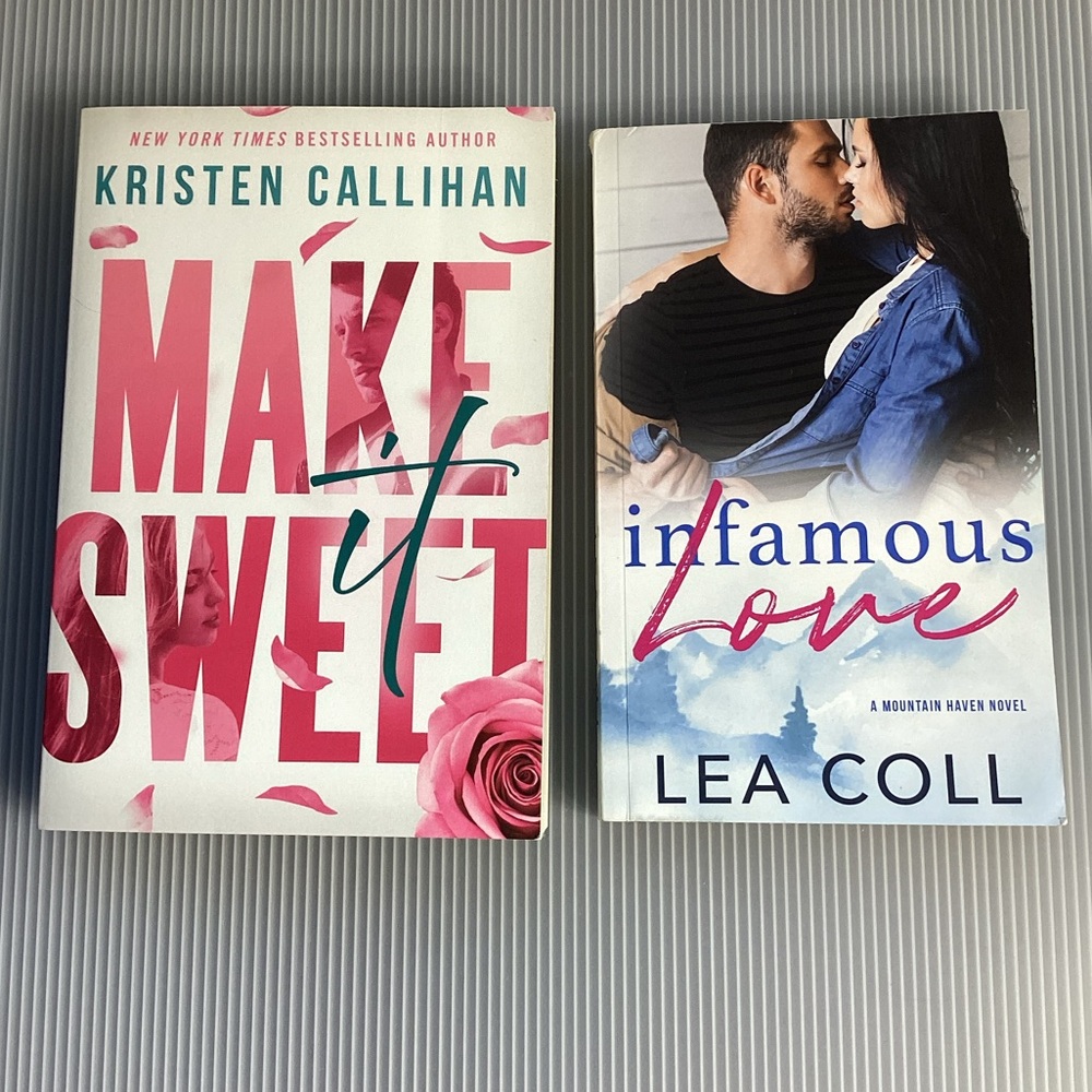 Signed Set of 2 Grumpy Meets Sunshine Romance Books